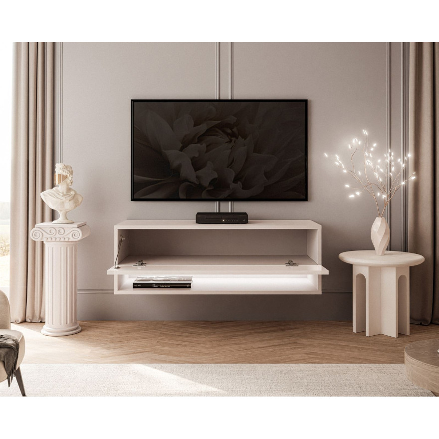 Szafka wisząca RTV CALANTE 90 cm z oświetleniem LED