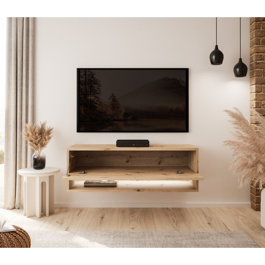 Szafka wisząca RTV CALANTE LOFT z oświetleniem LED