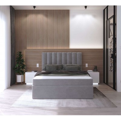 Łóżko kontynentalne ____ z materacem