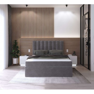 Łóżko kontynentalne ____ z materacem