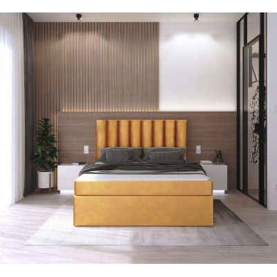 Łóżko kontynentalne ____ z materacem