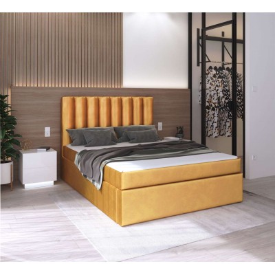 Łóżko kontynentalne ____ z materacem