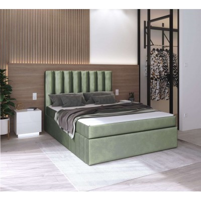 Łóżko kontynentalne ____ z materacem