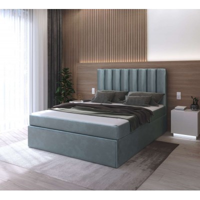 Łóżko kontynentalne ____ z materacem