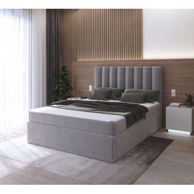 Łóżko kontynentalne ____ z materacem