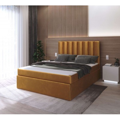 Łóżko kontynentalne ____ z materacem