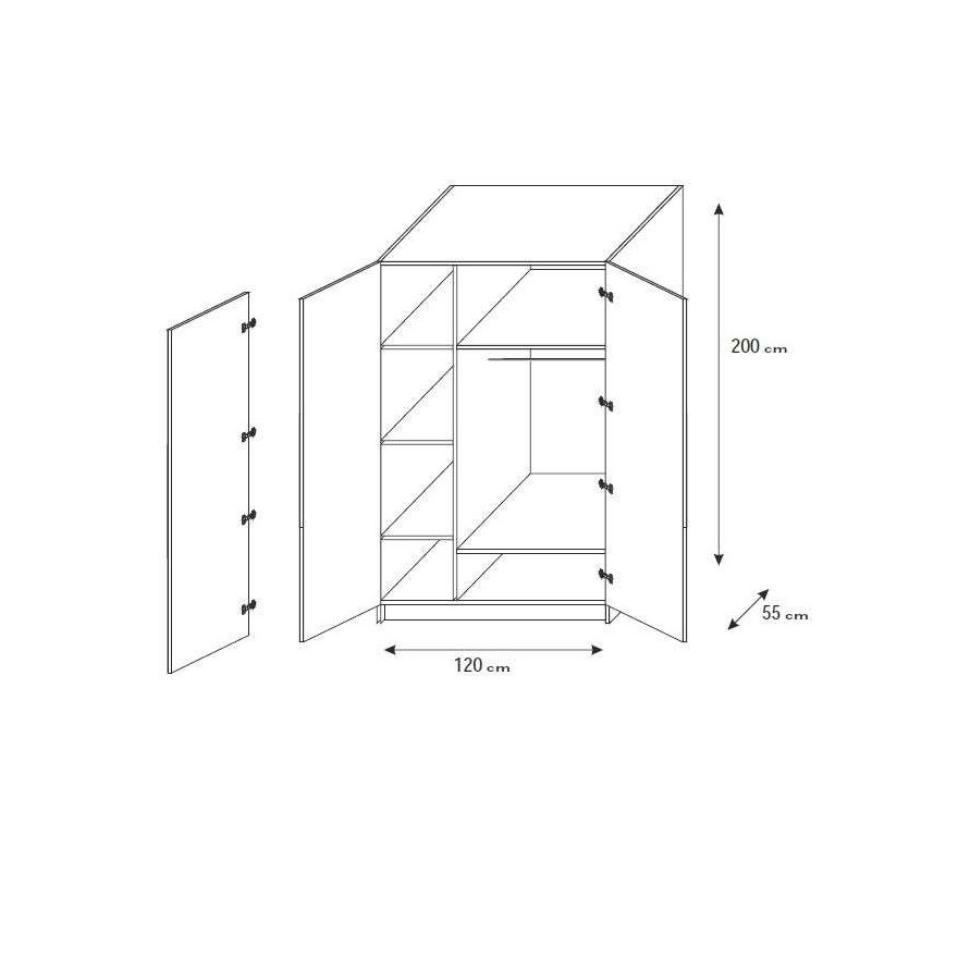 Zestaw mebli do sypialni RAJ 1