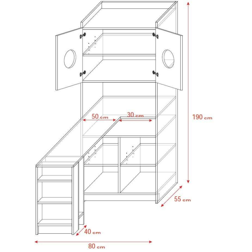 Zestaw mebli do sypialni RAJ 1
