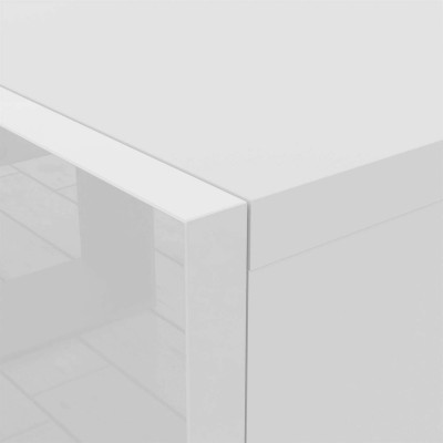 Szafka RTV COLGANTE 100 - Biały wysoki połysk