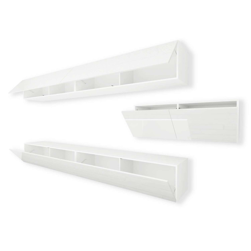 Meblościanka COLGANTE + LED wysoki połysk