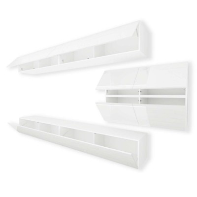 Meblościanka COLGANTE + LED wysoki połysk