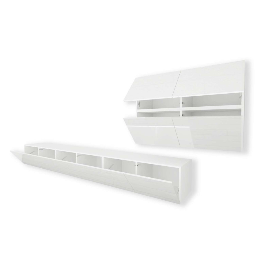 Meblościanka COLGANTE VI + LED wysoki połysk