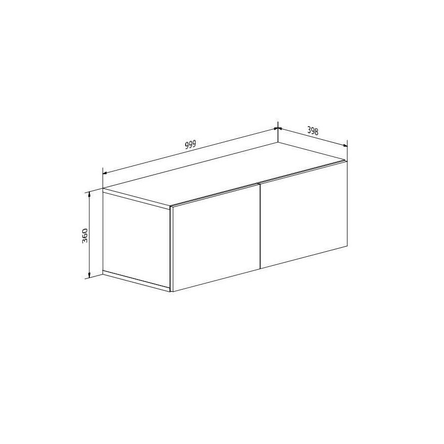 Meblościanka COLGANTE VI + LED wysoki połysk