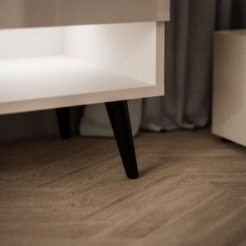 Szafka RTV CALANTE 180 na nóżkach z oświetleniem LED