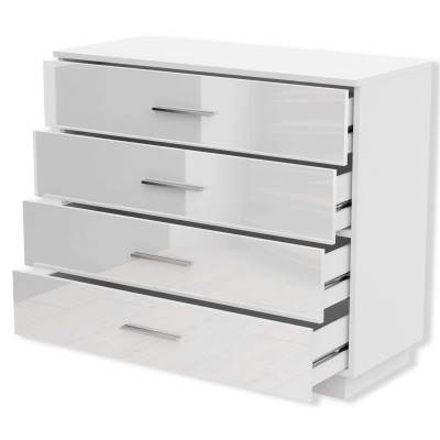 Komoda Lina UCHWYTY chrom LED