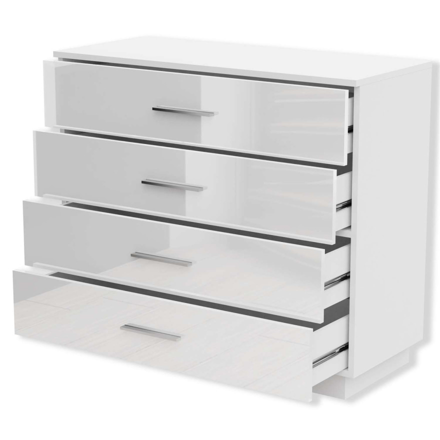 Komoda Lina UCHWYTY chrom LED