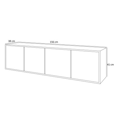 Szafka wisząca RTV SANAYI dąb artisan Szafka wisząca RTV SANAYI dąb artisan