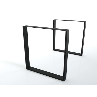 Nogi metalowe do stołu profil 80x20 mm