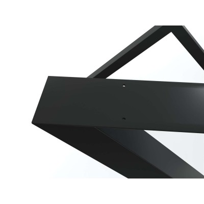 Nogi metalowe X do stołu profil 60x40 mm