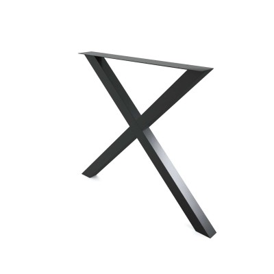 Nogi metalowe X do stołu profil 60x40 mm