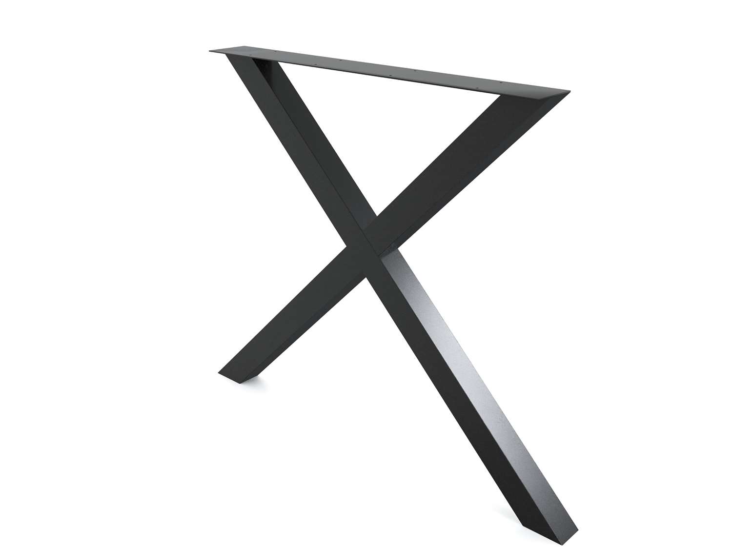 Nogi metalowe X do stołu profil 60x40 mm