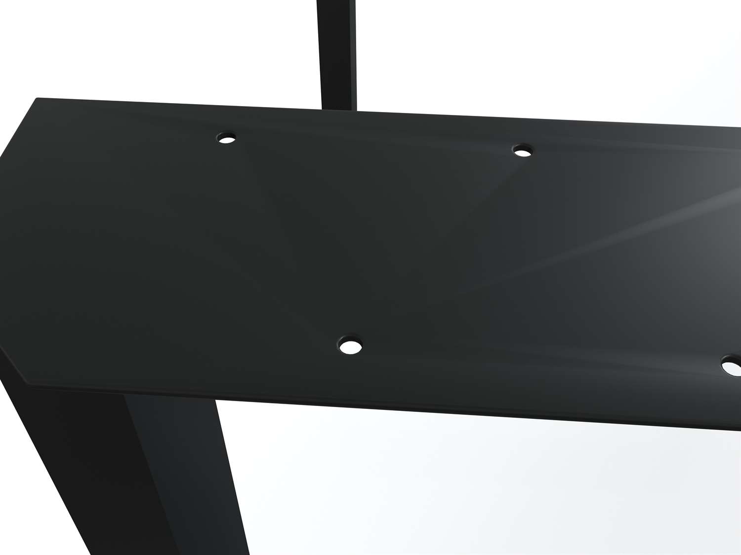 Nogi metalowe FUERTE do stołu profil 80x40 mm