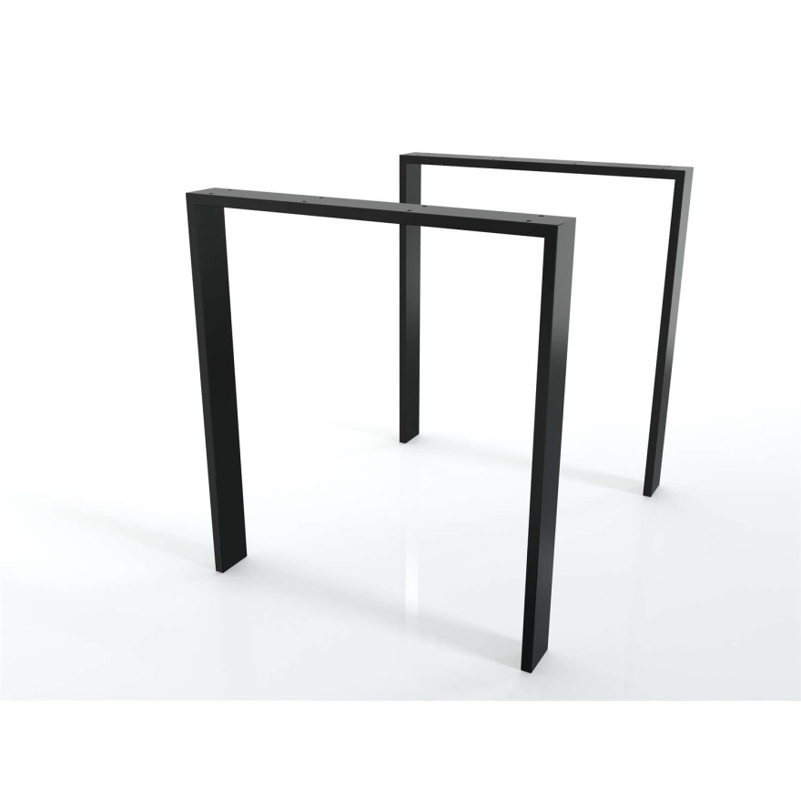 Nogi metalowe LOFT do stołu profil 80x20 mm