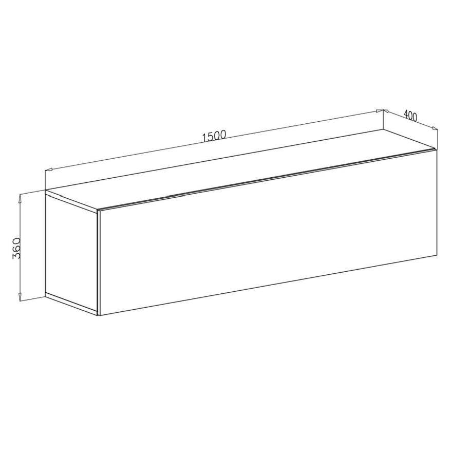 Szafka RTV COLGANTE 150 cm na stelażu