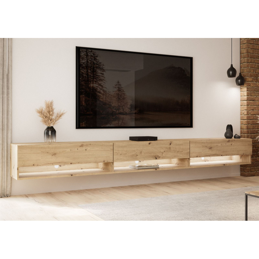 Szafka wisząca RTV CALANTE LOFT 270 cm