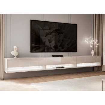 Szafka wisząca RTV CALANTE 270 cm z oświetleniem LED