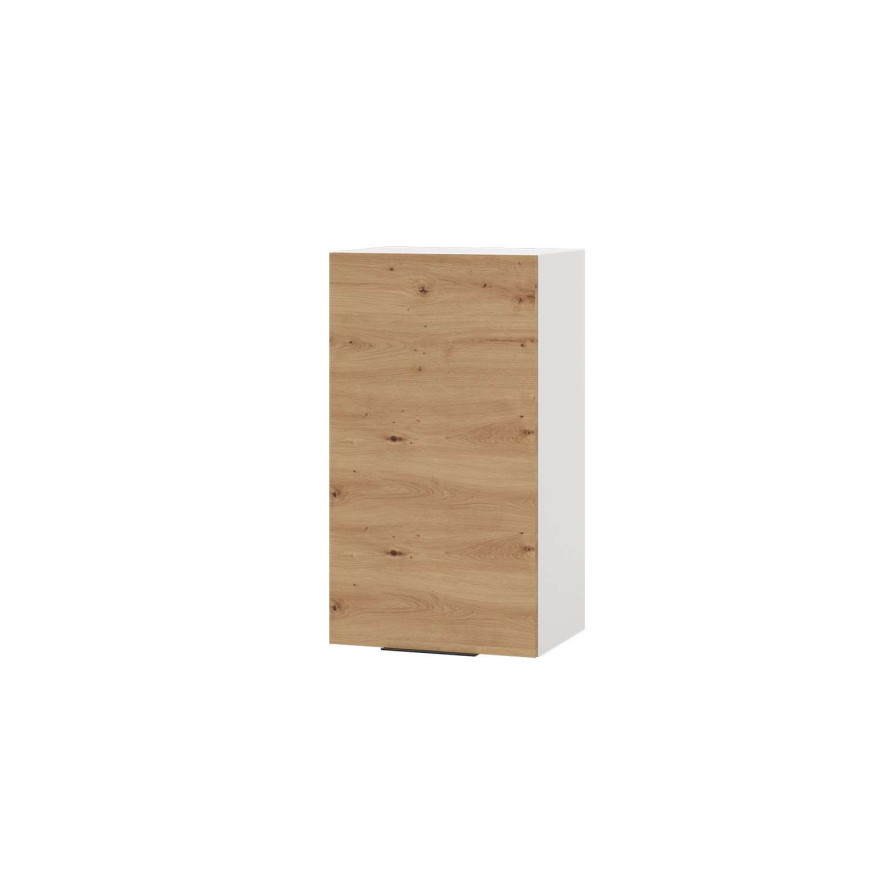 Kuchnia ELINA z blatem dąb artisan czarne wstawkI