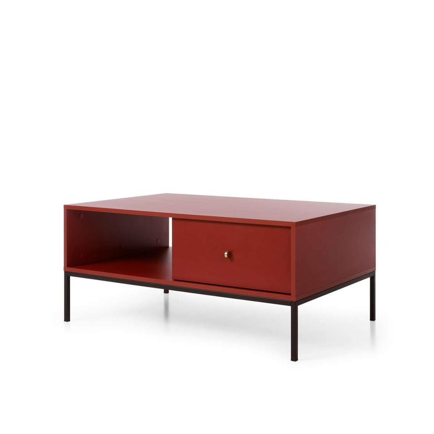 Ława DON CLARET ML104 bordowa