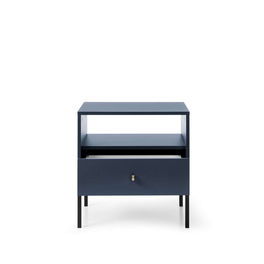 Stolik nocny NAVY MS54 granatowy