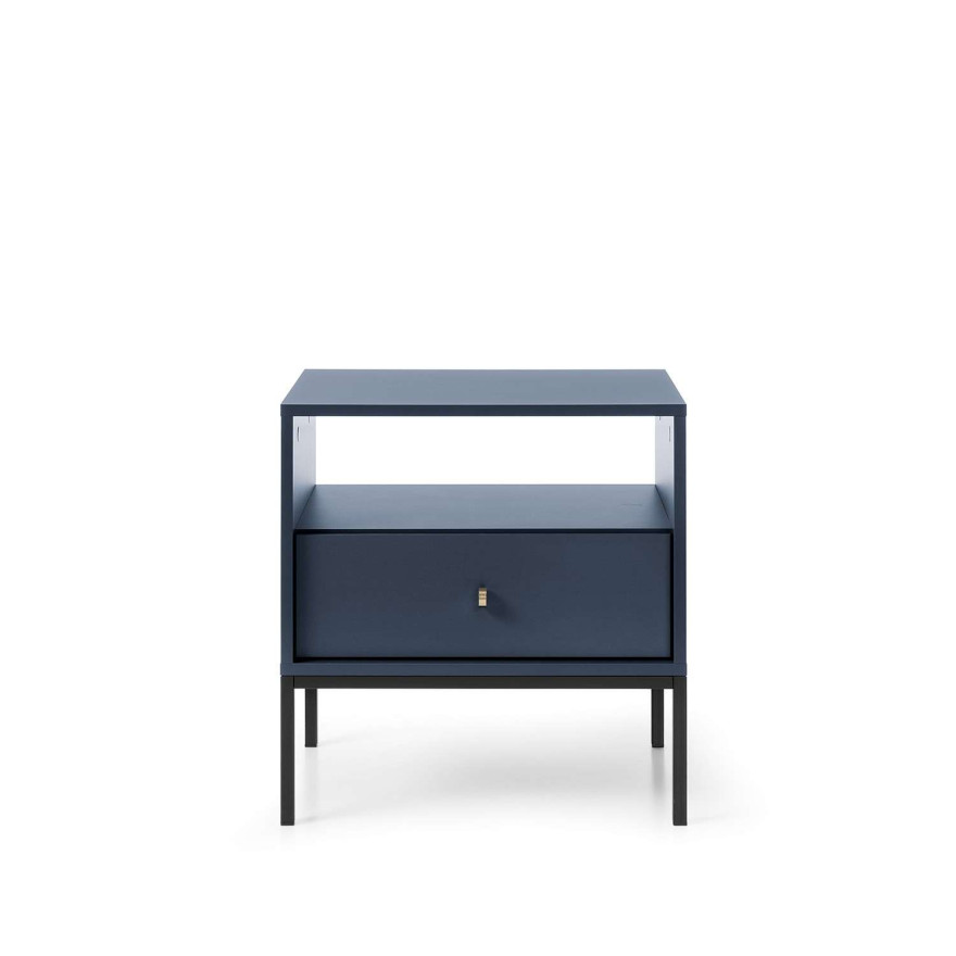 Stolik nocny NAVY MS54 granatowy
