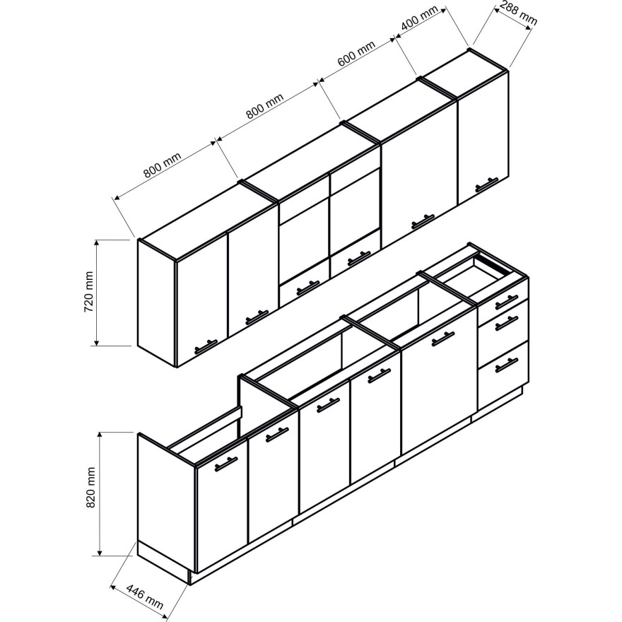 Kuchnia VIKA biały połysk