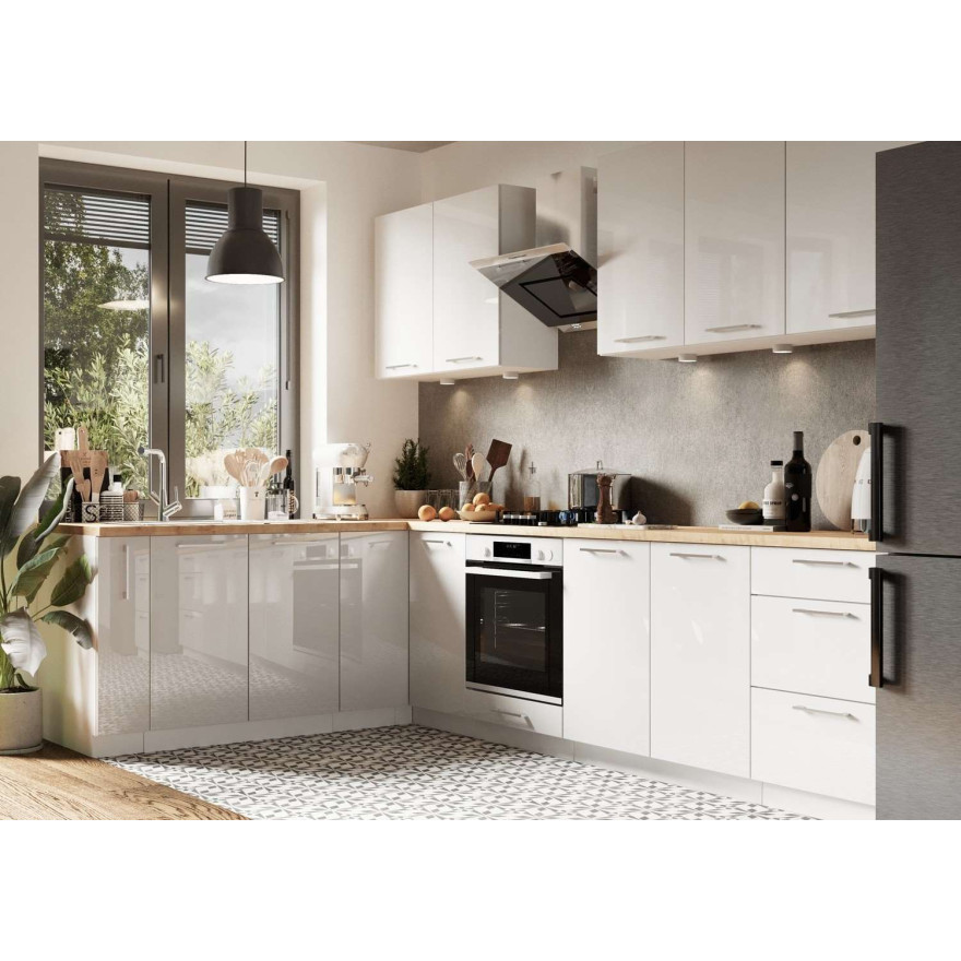 Szafka wisząca kuchenna VIKA W40 biały połysk Szafka wisząca kuchenna VIKA W40 biały połysk