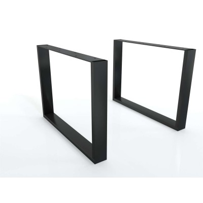 Nogi metalowe do ławy profil 80x20 mm