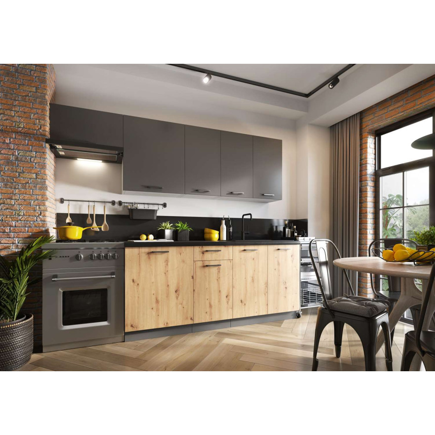 Szafka kuchenna KLARA W60 z suszarką grafit