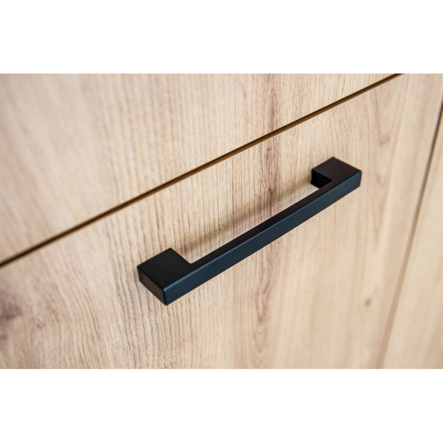 Szafka kuchenna dolna KLARA D40 grafit dąb artisan