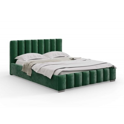 Łóżko tapicerowane NOEMI 180x200 cm Eureka 2121 butelkowa zieleń