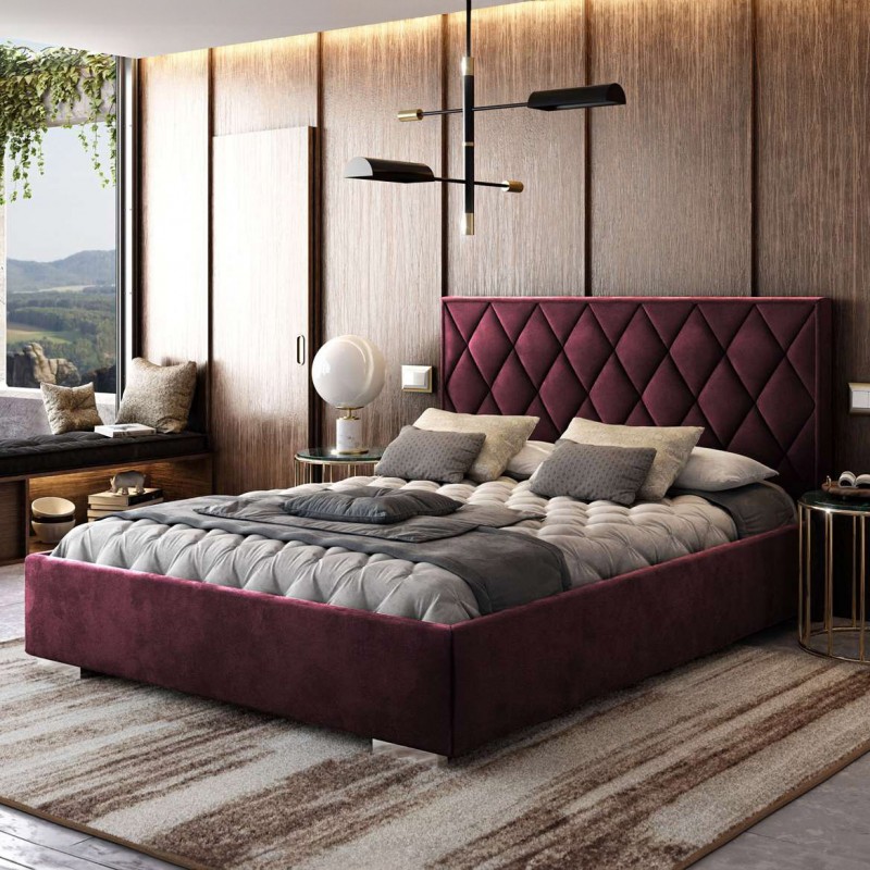 Łóżko tapicerowane AZURRO Magic Velvet 2229 Łóżko tapicerowane AZURRO Magic Velvet 2229