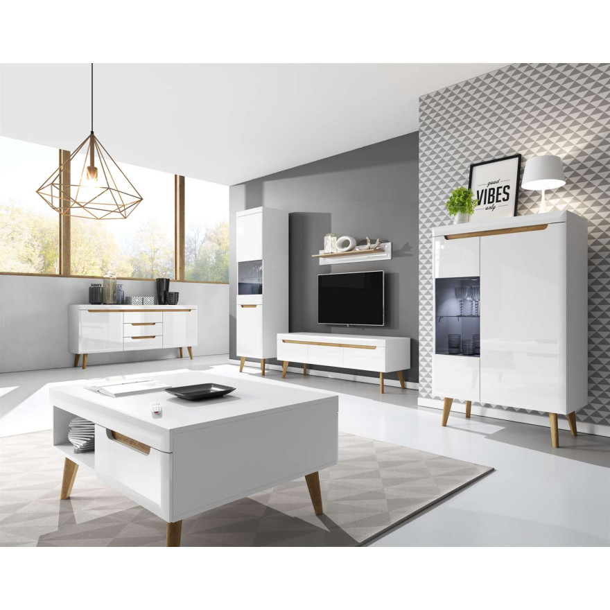 Witryna NORDICA 90 - wysoki połysk Witryna NORDICA 90 - wysoki połysk