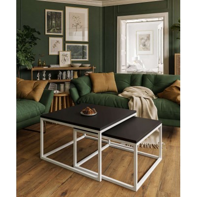 Ława Yoshi 2w1 stolik kawowy czarny mat