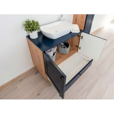 Szafka pod umywalkę WENECJA z blatem 60 cm