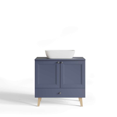 Szafka pod umywalkę WENECJA z blatem 80 cm