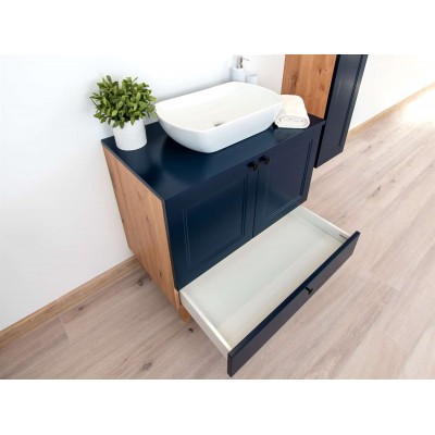 Szafka pod umywalkę WENECJA z blatem 80 cm
