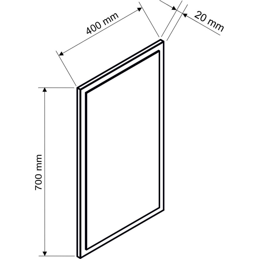 Lustro wiszące WENECJA 40 cm Lustro wiszące WENECJA 40 cm