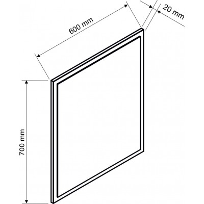 Lustro wiszące WENECJA 60 cm Lustro wiszące WENECJA 60 cm