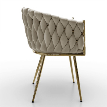 Krzesło tapicerowane ROSALIE