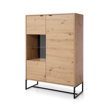 Witryna stojąca AMBRA AWT93 dąb artisan